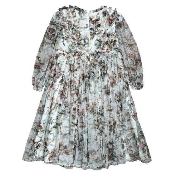 Needle & Thread Kids Sz 5 Yrs Garland Flora Dress Floral English Royal Elegance - Picture 5 of 14